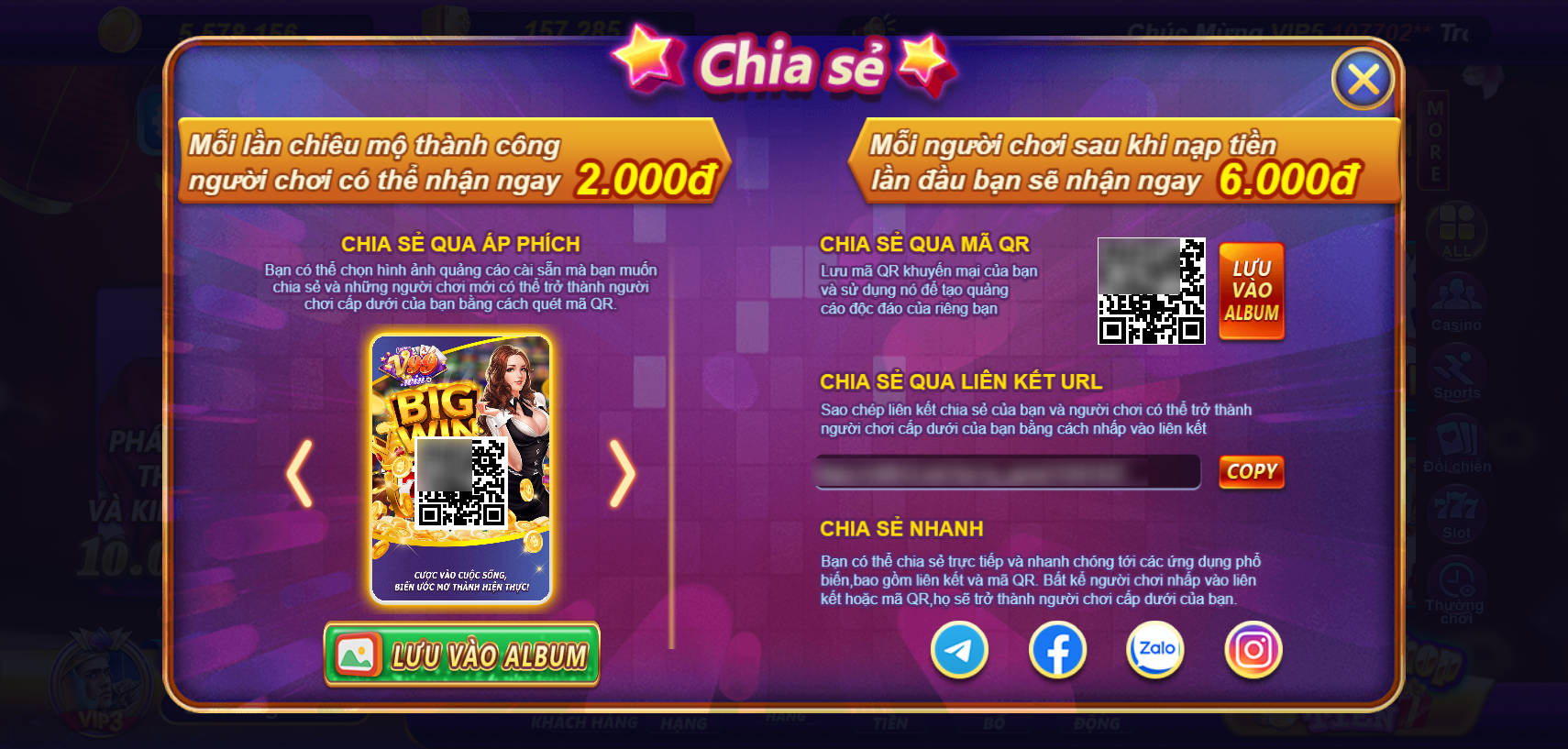 Chia Sẻ Tại V99Game: Nhận Thưởng Không Giới Hạn!